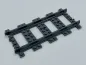 Preview: Gerade LEGO Eisenbahnschiene in Dark Bluish Gray. Ideal zur Erweiterung deiner LEGO Zugstrecke und Layouts.