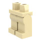 Preview: LEGO® Beine / Hose in Tan für Minifiguren Schrägansicht