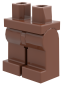 Preview: LEGO® Beine / Hose in Reddish Brown für Minifiguren Vorderseite