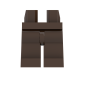 Preview: LEGO® Beine / Hose in Dark Brown für Minifiguren Vorderseite