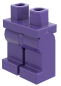 Preview: LEGO® Beine / Hose in Dark Purple für Minifiguren Schrägansicht