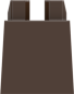 Preview: LEGO® Dark Brown  Rock für Minifiguren