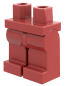 Preview: LEGO® Beine / Hose in Rot für Minifiguren Schrägansicht