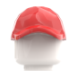 Preview: LEGO® Baseballcap in Rot Vorderansicht