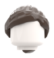 Preview: LEGO® Pferdeschwanz-Frisur in Dark Brown Vorderseite