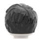 Preview: LEGO® strukturierte Kurzhaar-Frisur in Schwarz Rückseite