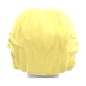 Preview: LEGO® blonde Haare für Minifiguren Rückansicht