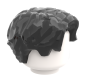 Preview: LEGO® gewellte Kurzhaar-Frisur in Black Seitenansicht