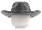 Preview: LEGO® schwarzer Cowboyhut für Minifiguren Vorderansicht