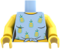 Preview: LEGO® Minifiguren Torso mit gestreiftem Shirt und Erdbeermuster vorn