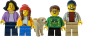 Preview: LEGO® City Minifiguren  - Familie mit Hund