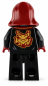 Preview: LEGO® NINJAGO Loyalist Rückseite mit rot-goldenem Drachenmotiv