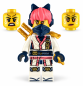 Preview: LEGO® NINJAGO Sora mit Bandana, Katzen-Kopfhörern und zwei Gesichtsausdrücken