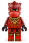 Preview: Bild 2: LEGO® NINJAGO Kai Minifigur mit roter und goldfarbener Drachenrüstung