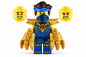 Preview: LEGO® NINJAGO Jay Dragons Rising mit goldener Drachenrüstung und zwei Gesichtsausdrücken