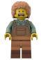 Preview: LEGO® Lady bdp352 mit fröhlichem Gesicht und violetter Korsettschnürung