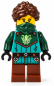 Preview: LEGO® Piratin Kraken Bandit bdp351 – Vorderansicht mit Kraken-Symbol