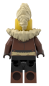 Preview: LEGO® Raider bdp354 – Rückansicht mit geflochtenem blondem Zopf und brauner Jacke