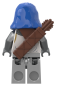 Preview: LEGO® Pferderitter Bogenschützin cas595 – Rückansicht mit Pfeilköcher