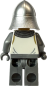 Preview: LEGO Ritter Minifigur Rückseite mit Rüstung