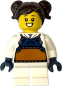 Preview: LEGO Mädchen Fechterin Minifigur Vorderansicht