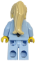 Preview: LEGO City Ärztin Minifigur in mintgrüner Arbeitskleidung Rückansicht