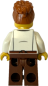 Preview: LEGO Barista Minifigur Rückseite für Café und Bäckerei Szenen