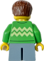 Preview: LEGO Jungen Minifigur Rückseite für Familien und Schul Szenen