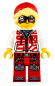 Preview: LEGO® City Mann mit roter Mütze, blonden Haaren und wütendem Doppelgesicht
