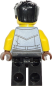 Preview: LEGO Minifigur Biker mit bedruckter Weste Rückansicht