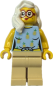 Preview: LEGO City Frau mit Brille und Ananas Shirt moderne Stadtbewohnerin