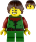 Preview: LEGO Minifigur Junge mit mittelalterlichem Gewand vorne