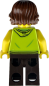 Preview: Alternativtext Bild 2 Junge LEGO Minifigur mit grünem Hoodie Rückseite