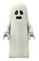 Preview: LEGO® Geist Gespenst twn529 – weiße Minifigur Vorderansicht