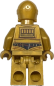 Preview: LEGO C3PO Rückseite Detaildruck Beine und Torso