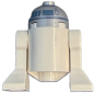 Preview: LEGO R2-D2 Rückseite mit Detaildruck