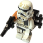 Preview: LEGO Star Wars Sandtrooper Offizier Seitenansicht Tatooine Trooper