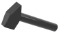 Preview: LEGO Hammer schwarz Einzelansicht