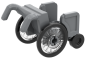 Preview: LEGO Rollstuhl Rückseite