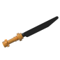 Preview: LEGO® Schwert mit schwarzer Klinge und goldenem Griff