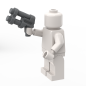 Preview: Bild 1: LEGO® Minifigur mit dunkelgrauem Space Blaster mit Doppellauf