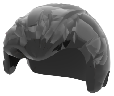 LEGO Kurzhaar Frisur schwarz Einzelansicht