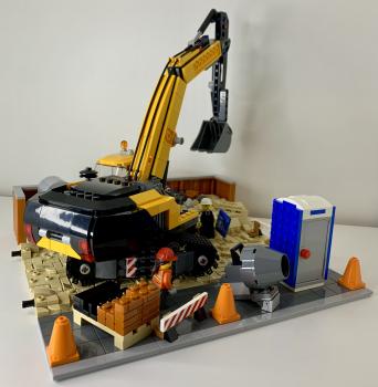 Preview: Baustelle mit oder ohne Raupenbagger (Modular Building)