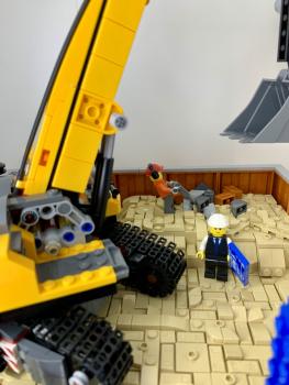 Preview: Baustelle mit oder ohne Raupenbagger (Modular Building)