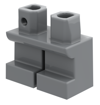 LEGO® kurze Beine in Dark Bluish Grayfür Minifiguren ISO