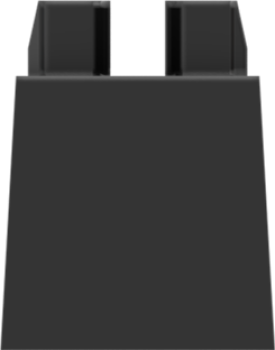Preview: LEGO® Schwarz  Rock für Minifiguren