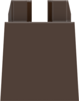 Preview: LEGO® Dark Brown  Rock für Minifiguren