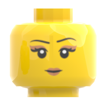 LEGO® Kopf Doppelgesicht mit Stirnschmuck fröhlich lächelnd
