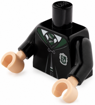 LEGO® Oberkörper schwarze Robe mit grünem Wappen ISO