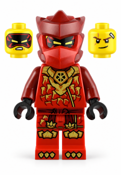 Preview: Bild 1: LEGO® NINJAGO Kai Dragons Rising mit Drachenrüstung, Helm und Doppelgesicht